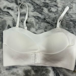 white strapless lifting bra, size Medium